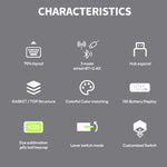 Teclado mecánico inalámbrico Bluetooth KZZI K75PRO