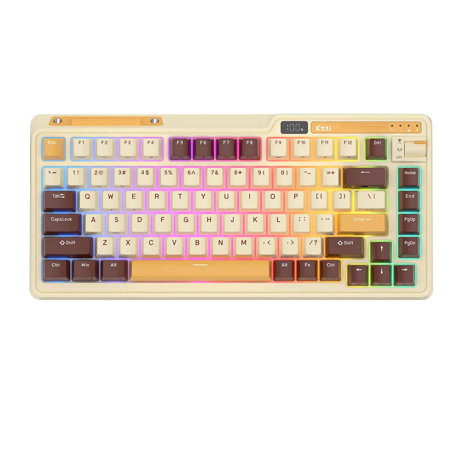 Teclado mecánico inalámbrico Bluetooth KZZI K75PRO