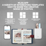 Impresora fotográfica portátil Xiaomi AR Printer de 300 ppp con función DIY Share y batería de 500 mAh.