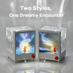 Proyector Aurora Box, luz nocturna, Bluetooth, luz ambiental con ruido blanco