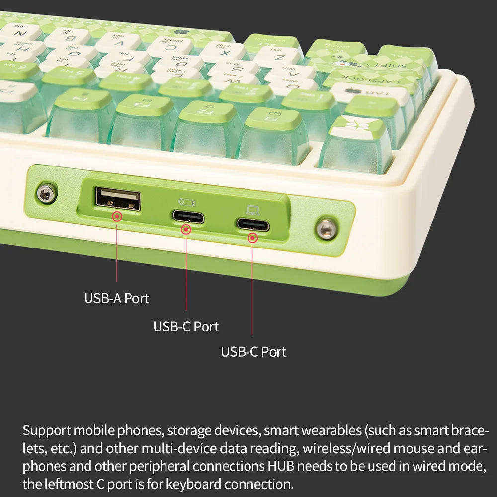 Teclado mecánico inalámbrico Bluetooth KZZI K75PRO