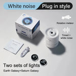 Proyector de luz nocturna USB con efecto de estrellas, rotación de 360°